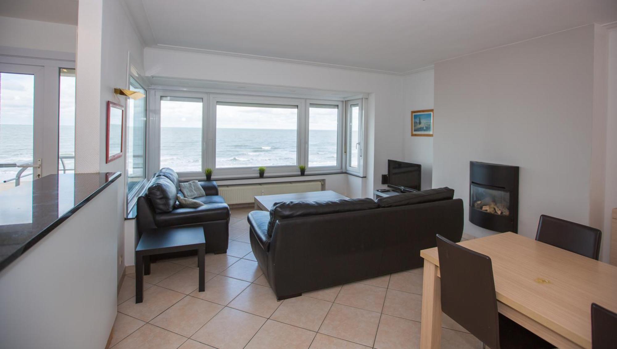 Bright Apartment With Sea View Ostende Kültér fotó