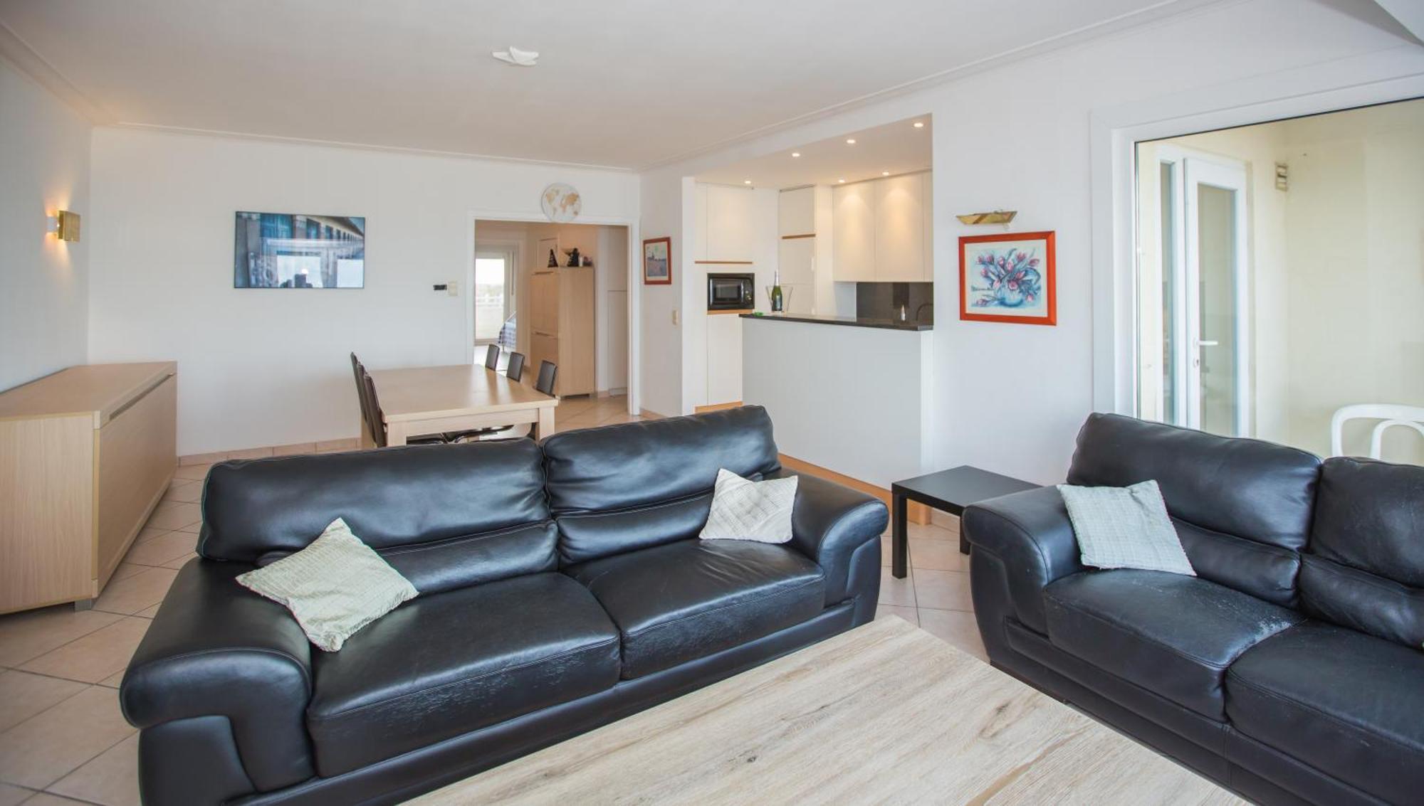 Bright Apartment With Sea View Ostende Kültér fotó